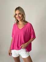 Dolan Top in Punch Pink