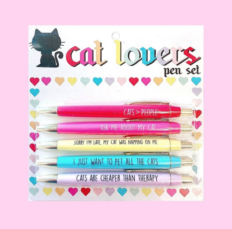 Cat Lovers Pen Set