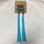 Turquoise w/Tassel Earrings