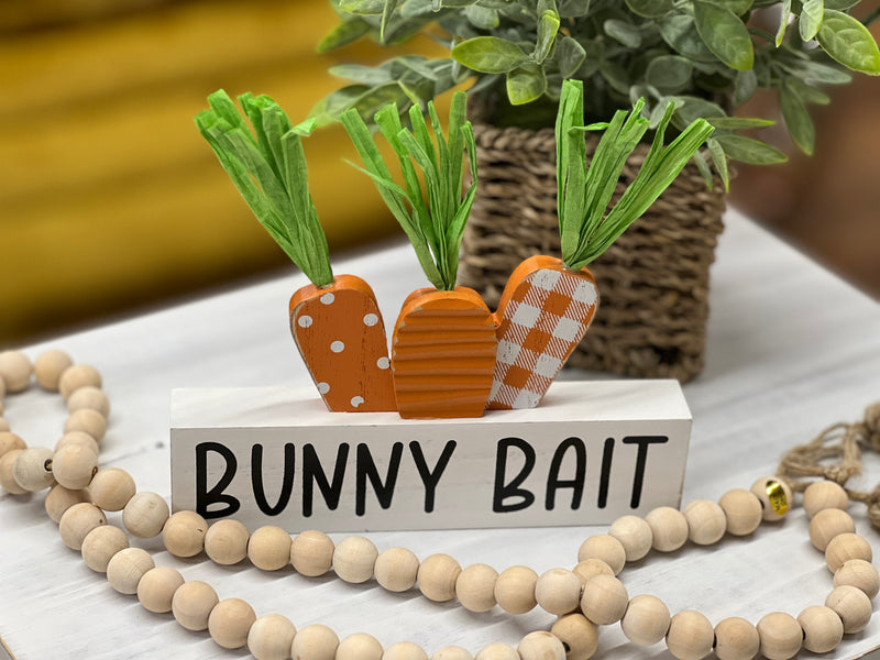 Bunny Bait Carrot Sign