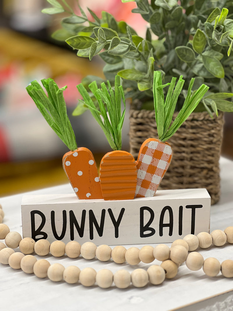 Bunny Bait Carrot Sign