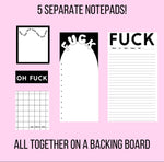 F*CK Notepad Set