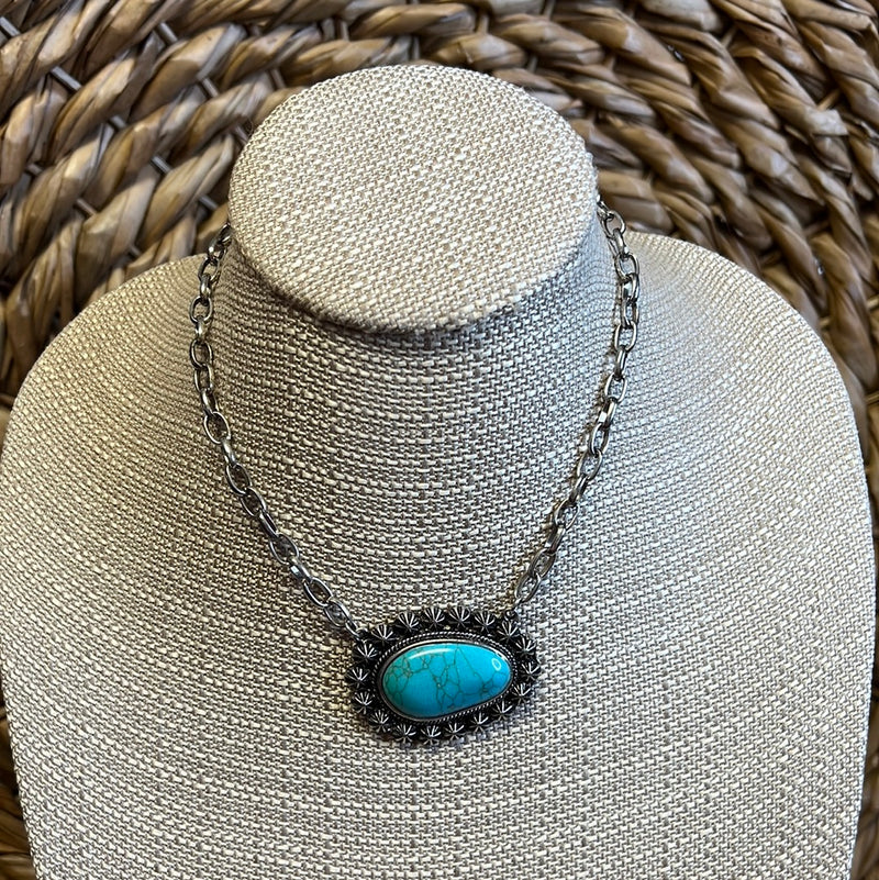 Turquoise Necklace Set