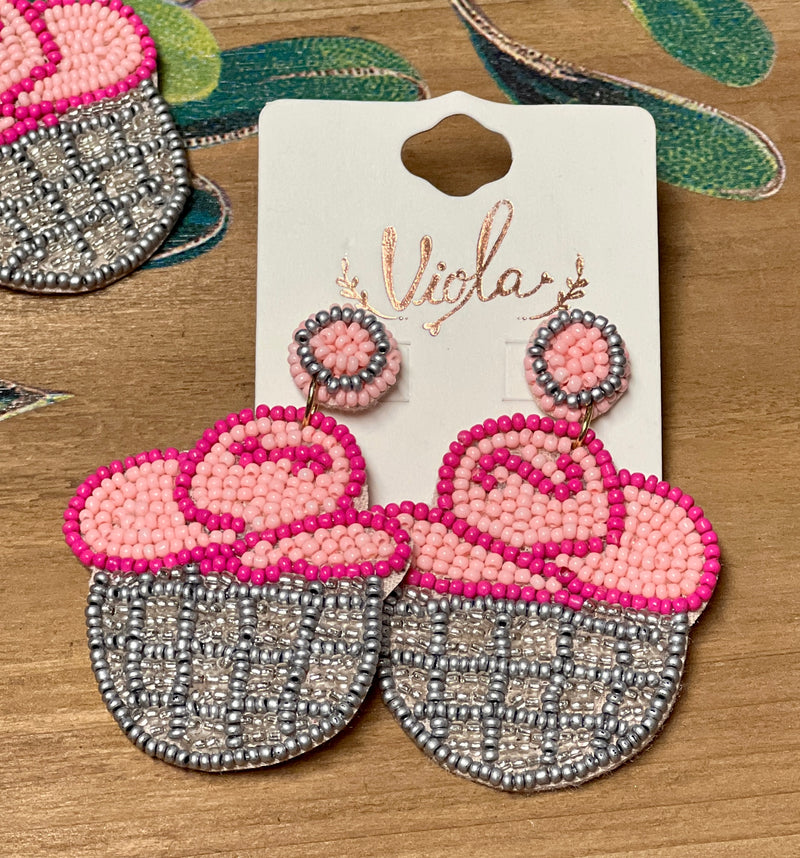 Cowgirl Disco Ball Earrings