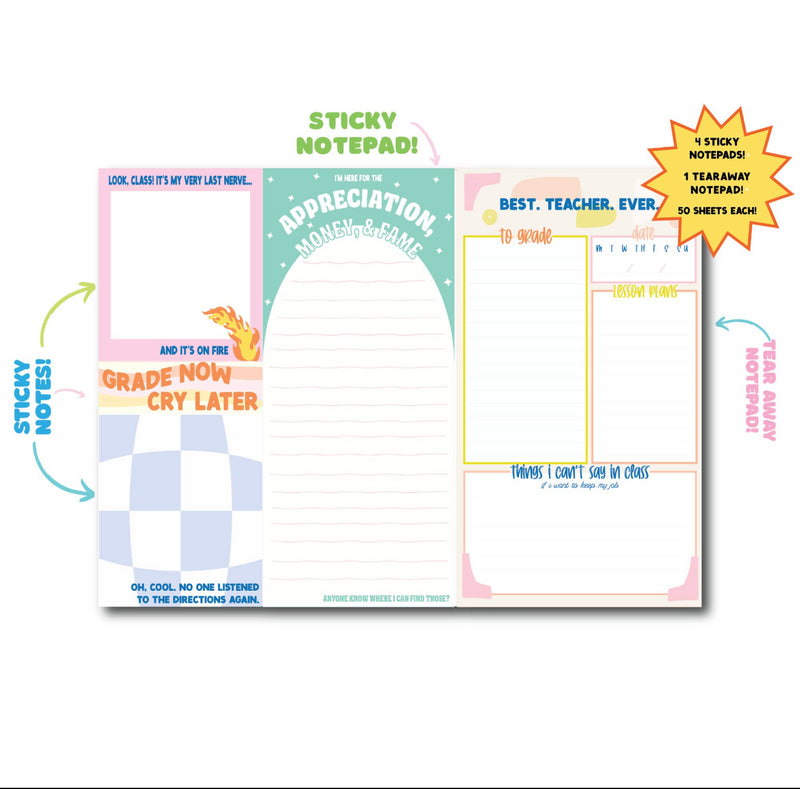 Teachers Notepad Set