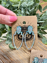 Bling Arrowhead Earrings