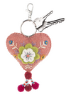 Whimsy Embroidered Heart Key