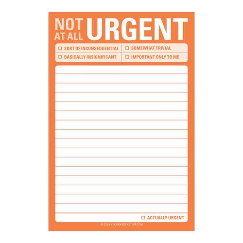 Not At All Urgent Big Sticky Notes