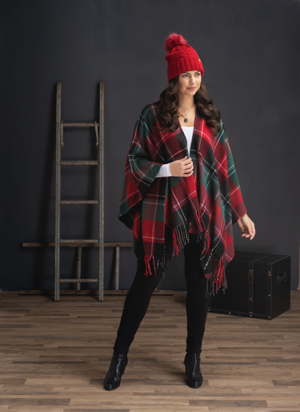 Holiday Plaid Wrap